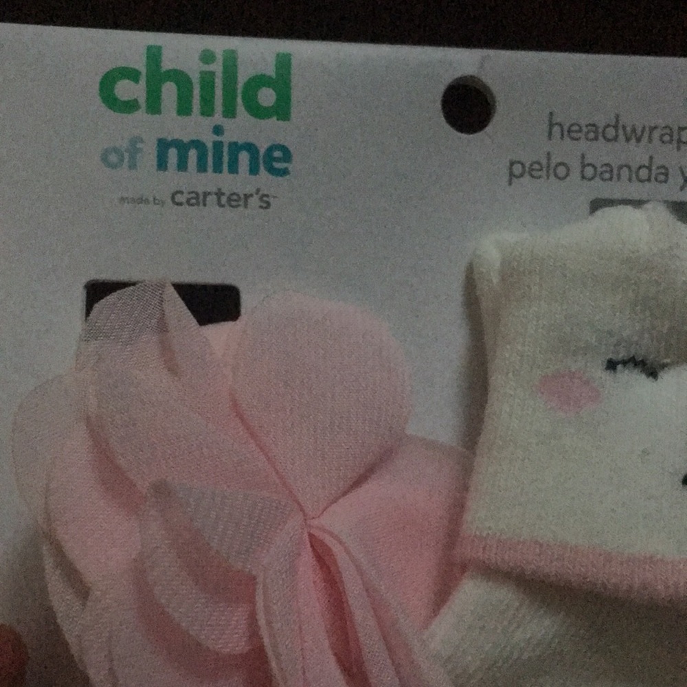 CHILD Of mine head wrap & Socks Sz 0-6 month baby - Picture 3 of 3